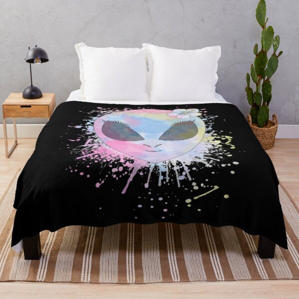 Item preview, Artistic Tie Dye Alien - Colorful Zeta Alien designed and sold by yhjyoseer69.