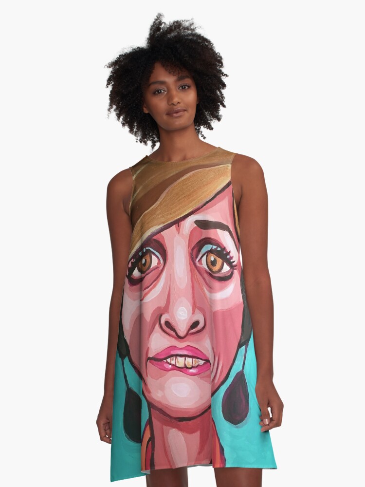 Jerri Blank strangers With Candy Print of Acrylic Portrait 