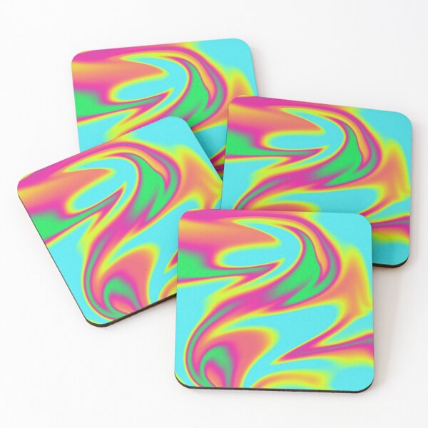Item preview, Pink, Green, Orange and Blue liquid gradeint designed and sold by Pattrenonly.