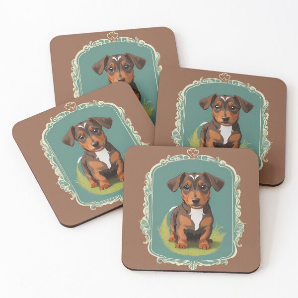 Item preview, Dapple Dachshund spotted dachshund designed and sold by TaevasDesign.