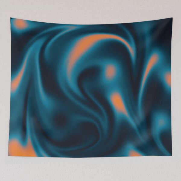 Item preview, Black, Blue and orange gradeint  designed and sold by Pattrenonly.