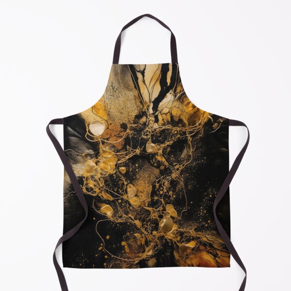 Item preview, Abstract Luxury Gold on Black designed and sold by salarkoshop.