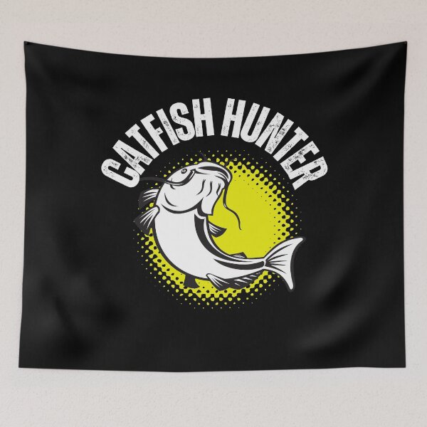 Item preview, FUNNY CATFISH HUNTER  designed and sold by ANNINOART ⭐⭐⭐⭐⭐.