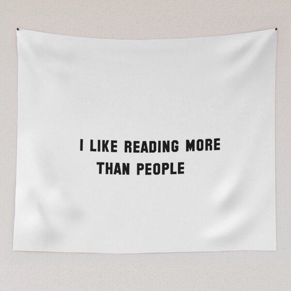 Item preview, i like reading more than people designed and sold by sarina G.