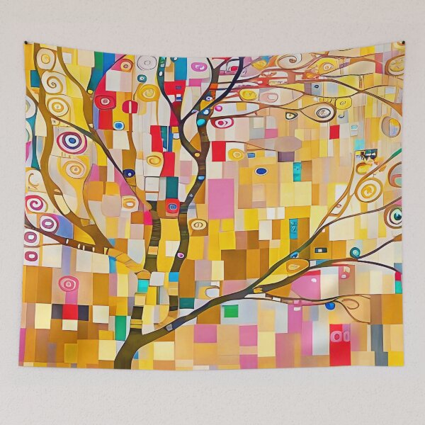 Item preview, Klimt Style Tree  designed and sold by Dana Roper.