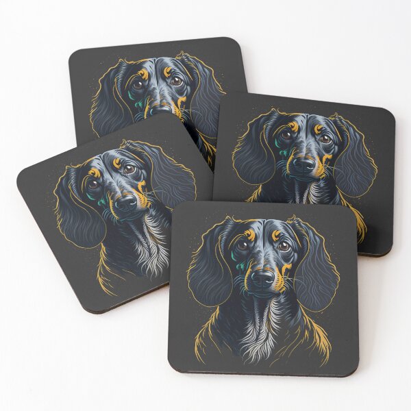 Item preview, Dapple Dachshund spotted dachshund designed and sold by TaevasDesign.