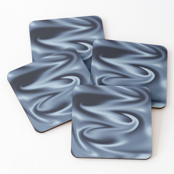 Item preview, Black and white blue marble gradient pattern designed and sold by Pattrenonly.