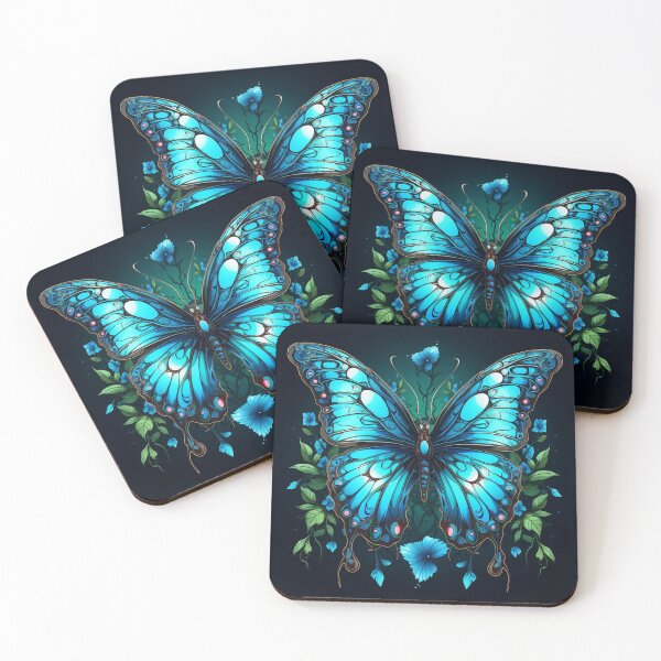 Item preview, Blue Butterfly AI Artwork designed and sold by Wongvian.