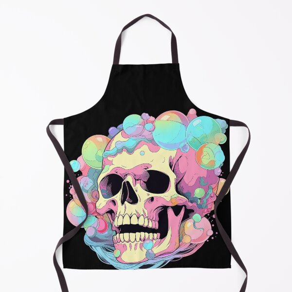 Item preview, Colorful Bubblegum Skull Lollipop Pink and Blue Sweets Juicy Spooky Halloween designed and sold by BubbleBone.