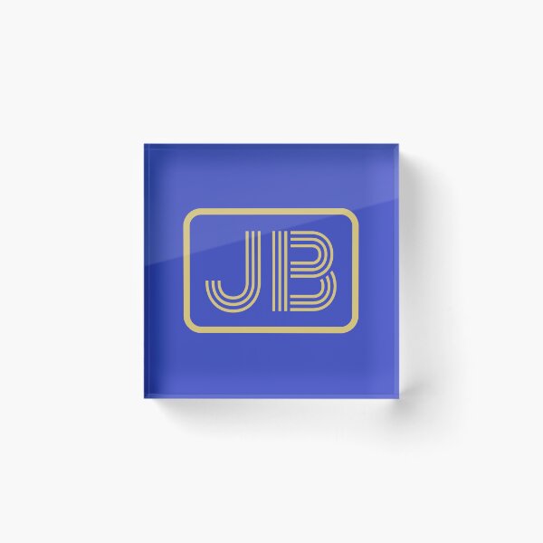 Artikelvorschau, JB-Initialen goldene geometrische Buchstaben entworfen und verkauft von Jeallan Designs.
