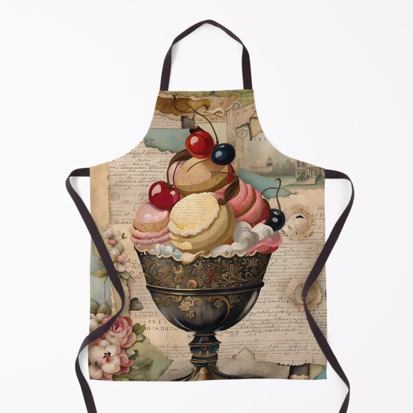 Item preview, Ice Cream Mixed Media collage designed and sold by Angelandspot.