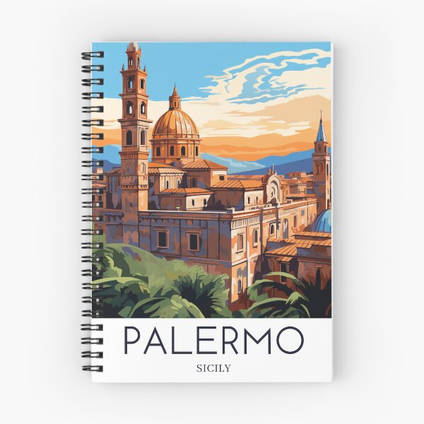 Item preview, A Pop Art Travel Print of Palermo - Sicily - Italy designed and sold by StudioRedKoala.
