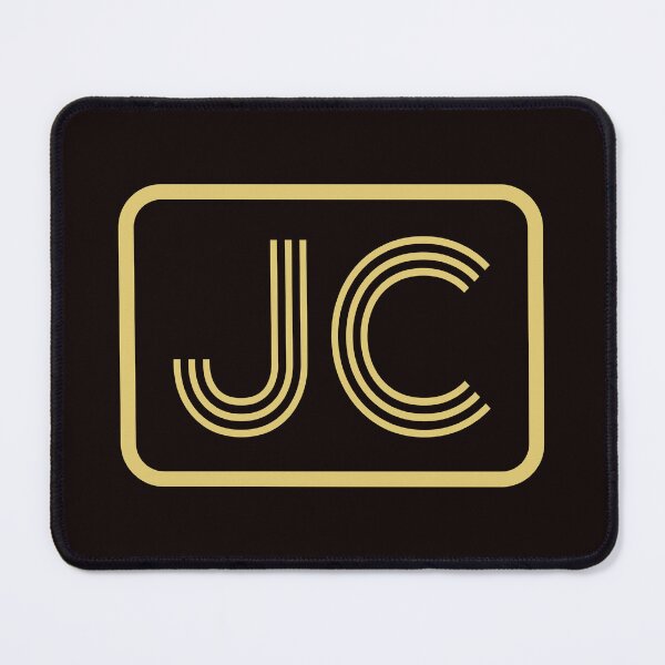 Item preview, JC Initials Gold Geometric Letters designed and sold by Jeallan Designs.