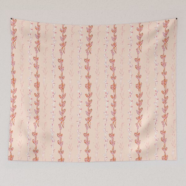 Item preview, Watercolor Vines and Creepers in Soft Purple on Light Pink designed and sold by ara-designs.