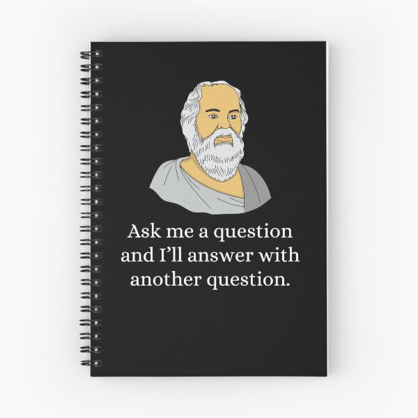 Item preview, Ask Me A Question and I'll Answer With Another Question - Philosophy, Leadership, and Intellectual Quotes designed and sold by ethanzakicab.