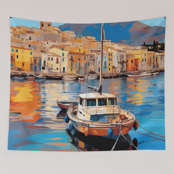 Item preview, A Pop Art Travel Print of Palermo - Sicily - Italy designed and sold by StudioRedKoala.