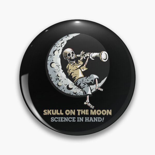 Item preview, Skull On The Moon Science In hand! designed and sold by Masud-Haq.