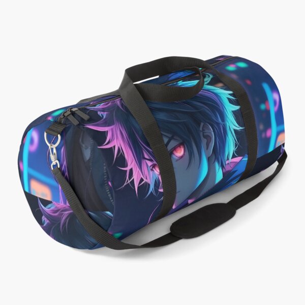 Item preview, "Neon Devil: Anime Boy's Mesmerizing Gaze" Phone Cases designed and sold by AyushAIImage01.