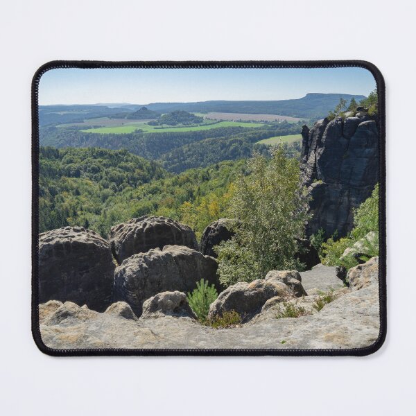Item preview, Breite Kluft Viewpoint, Elbe Sandstone Mountains 1 designed and sold by Heidemüllerin.