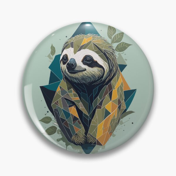 Item preview, Geometric Sloth designed and sold by LuvleighArt.