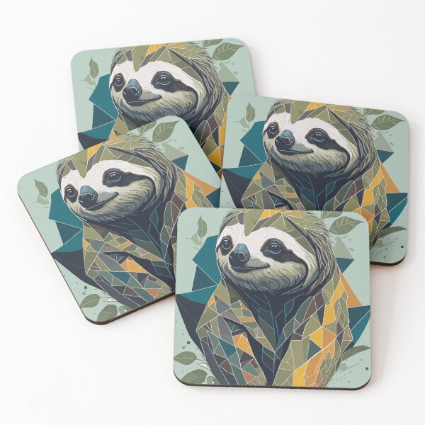 Item preview, Geometric Sloth designed and sold by LuvleighArt.
