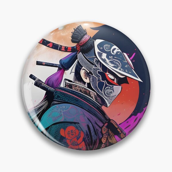 Item preview, guerrero japonés designed and sold by MoonRag.