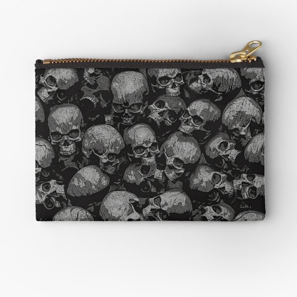 Bones & Webs Coffin Zipper Clutch Purse