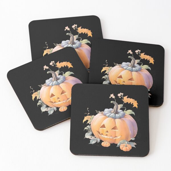 Item preview, Watercolor Hand Drawn Three-Tone Halloween Pumpkin designed and sold by BloomCatB.