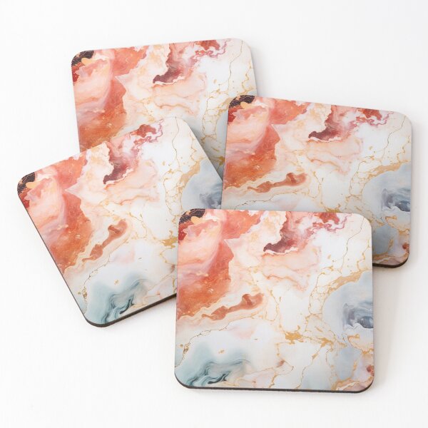 Item preview, Multicolor natural marble pattern designed and sold by SmileshareShop.