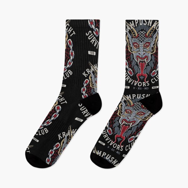 Item preview, Krampus Survivors Club - Creepy Tattoo Style - Christmas Holiday Design designed and sold by Nemons.