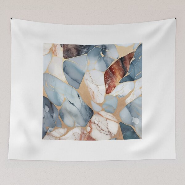 Item preview, Multicolor natural marble pattern designed and sold by SmileshareShop.