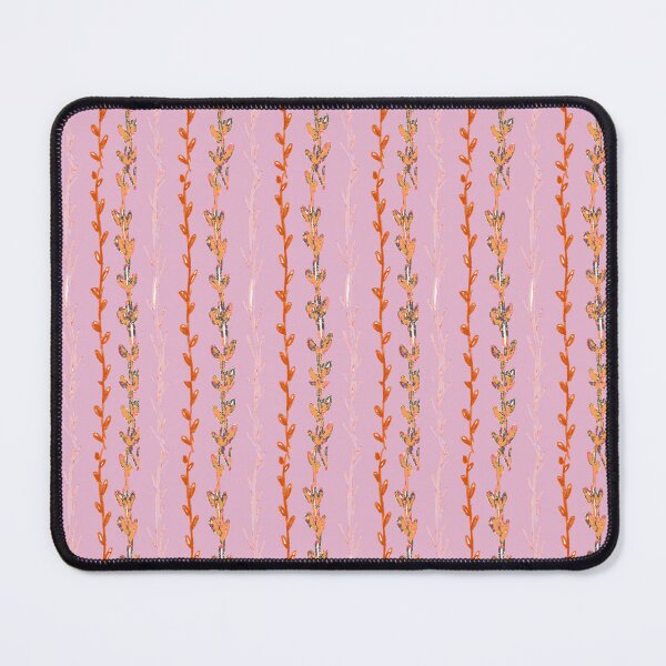 Item preview, Watercolor Vines and Creepers: Orange, White, Red on Pink designed and sold by ara-designs.