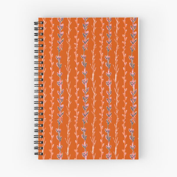 Item preview, Watercolor Vines and Creepers: Orange, White, Gray on Red designed and sold by ara-designs.