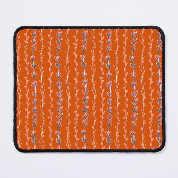 Item preview, Watercolor Vines and Creepers: Orange, White, Gray on Red designed and sold by ara-designs.