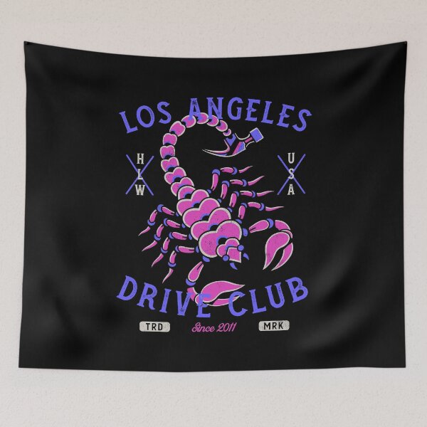 Item preview, Los Angeles Drive Club" - Vintage Scorpion Tattoo Art designed and sold by Nemons.
