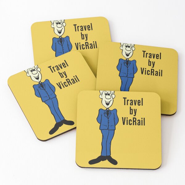 Item preview, Vic Says Travel by VicRail designed and sold by Green-over-red.