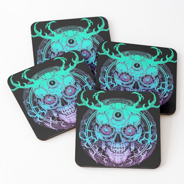 Item preview, BLUE ROBOT SKULL CYBERPUNK designed and sold by Damyanoman_Art.