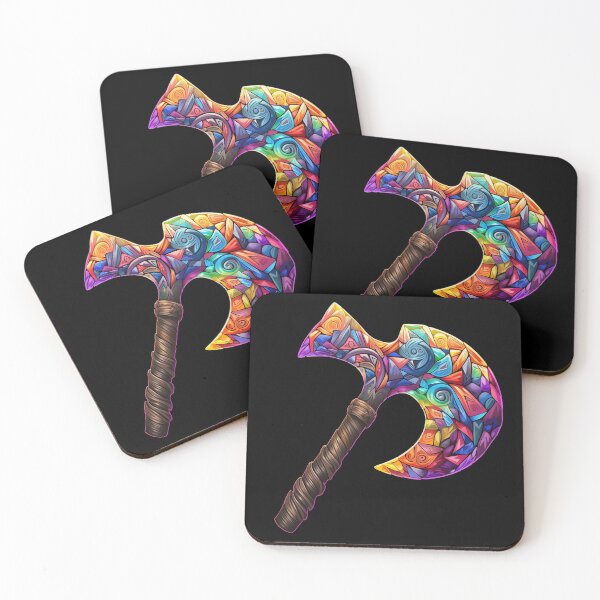 Item preview, Psychedelic Axe Swing: Surreal Lumberjack designed and sold by PsyCloth.