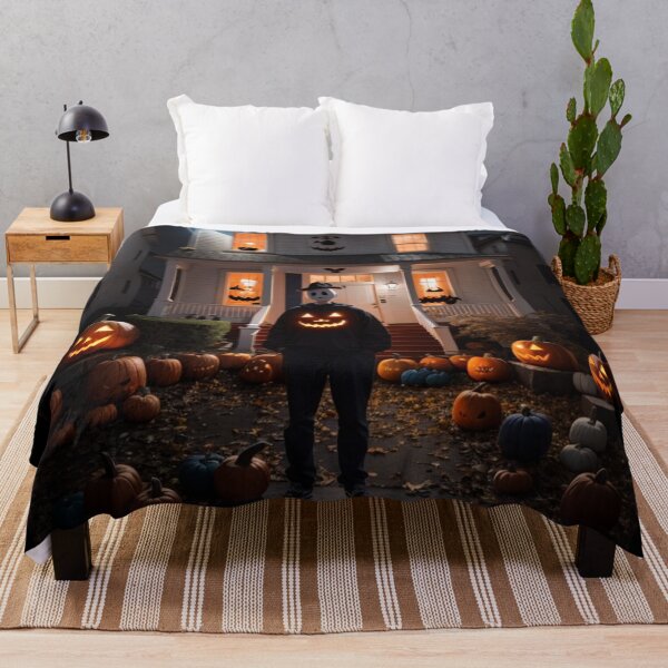 Item preview, Pumpkin Scarecrow Halloween Haunted Mansion designed and sold by Allomensiaa.
