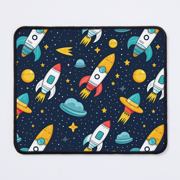Item preview, cute rocket seamless designed and sold by NatthyDesign.