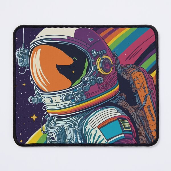 Item preview, Astronaut in digital space art designed and sold by VirtualPalette.