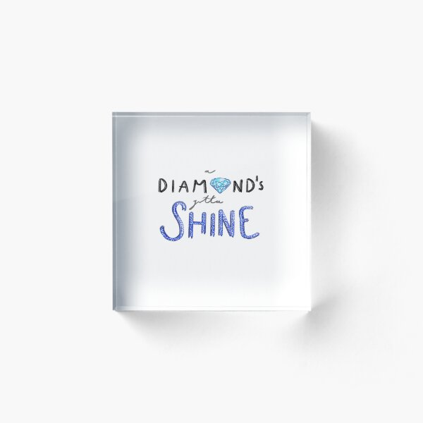Diamonds Gotta Shine- Taylor Swift Lyrics Stickers/Magnet: Glossy Viny –  Jeannine's Gifts RVC