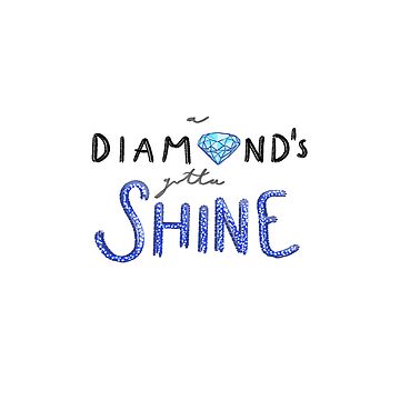 Diamonds Gotta Shine- Taylor Swift Lyrics Stickers/Magnet: Glossy Viny –  Jeannine's Gifts RVC