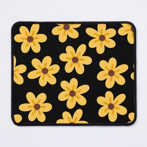 Aperçu de l'œuvre Jaune Rétro Mignon Fleur Floral Automne créée et vendue par EnigmaStitcher.