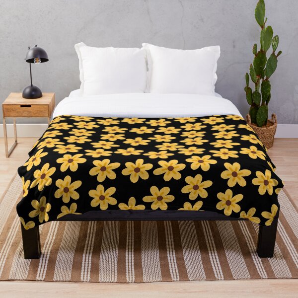 Artikelvorschau, Gelber Retro niedlicher Blumen-Blumen-Herbst entworfen und verkauft von EnigmaStitcher.