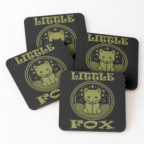 Item preview, Little Cute Fox Cub - Olive designed and sold by Soulemotion.