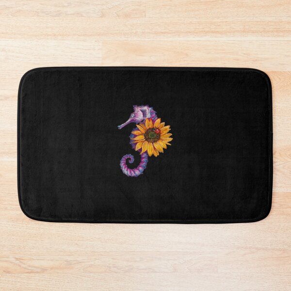 Item preview, Caballito De Mar Guerrero De Acuarela Con Girasol Y Mariquita  	 designed and sold by bzdbafivztu70.