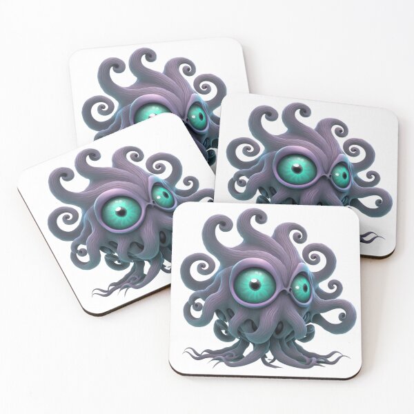 Item preview, Cute Purple Octopus Art - Cute Ocean Animal Design designed and sold by BubbleSpy.