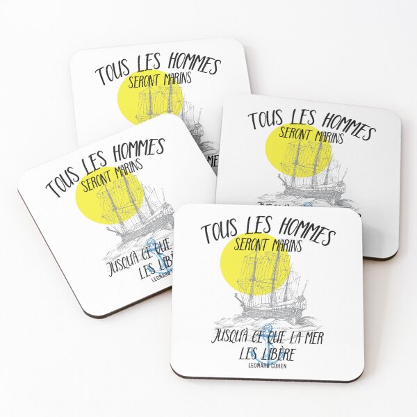 Item preview, Leonard Cohen Tous Les Hommes Seront Marins designed and sold by carabuonos.