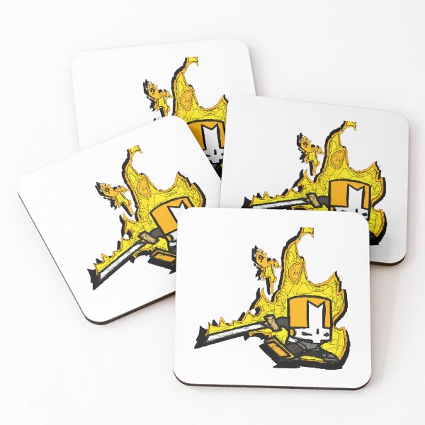 Item preview, Castle Crashers - Orange Knight designed and sold by EarleneSchulte.